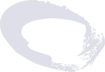 Abstract Circle paint draw. white paint isolated on white background. SVG. 