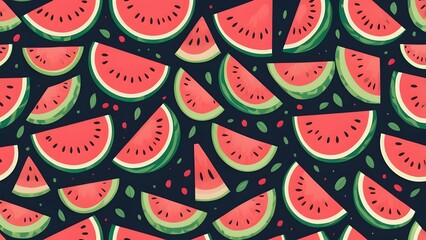 Watermelon Mosaic Pattern