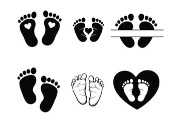 Adorable Baby Footprint Collection