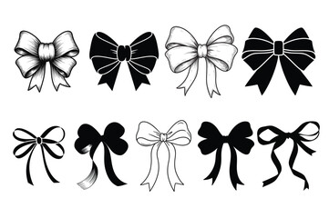 Elegant Decorative Ribbon Bow Collection