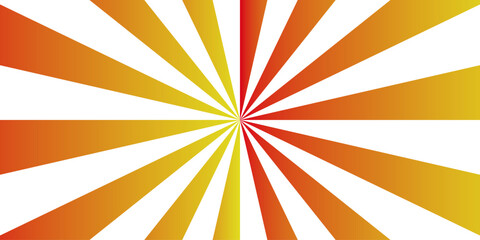 Abstract vivid, radial spiral burst pattern orange and white curved rays. Dynamic and symmetrical,Sunset light retro design. Vintage sunrays swirl sun beam pattern. Swirl texture with stripes,