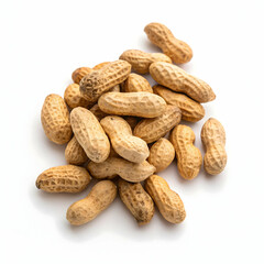 Peanuts isolated on transparent background  