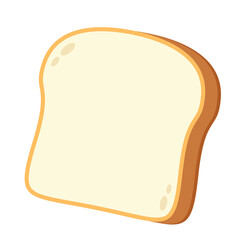 Toast. Bread Vector cartoon illustration icon design. Isolated on PNG.