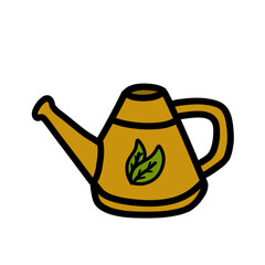 Obraz premium Yellow watering can for gardening 