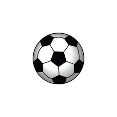 Fototapeta premium Soccer balls set icons. Vector stock illustration isolated on white background for design template football game and championship. Editable stroke line
