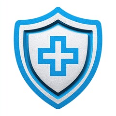 Obraz premium Medical Shield Protection Icon