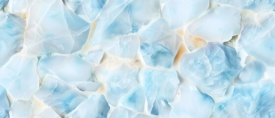 Obraz premium Blue onyx stone texture background seamless pattern