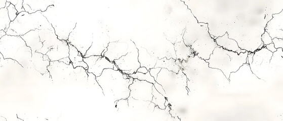 Obraz premium Abstract white crackle texture background design element