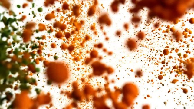 Colorful Explosion of Spices and Herbs, A Culinary Symphony in Motion