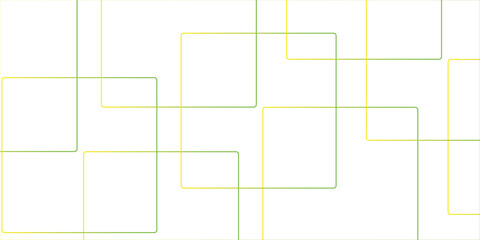 Abstract colorful geometric pattern square and random lines triangle shape with luxury concept.. Seamless modern white and green color technology concept geometric line.