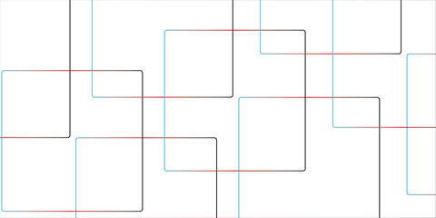 Abstract colorful geometric pattern square and random lines triangle shape with luxury concept.. Seamless modern white and gray color technology concept geometric line.