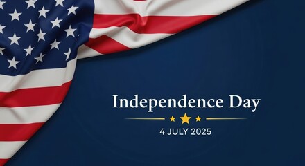 American flag: celebration stars stripes Independence Day 2025