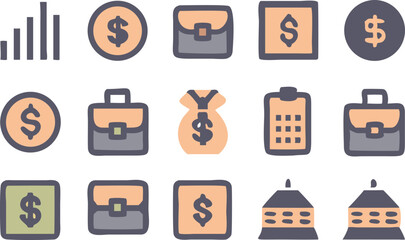 Finance Icon Set A Collection of High-Quality, Versatile Icons for Business and Financial Applications