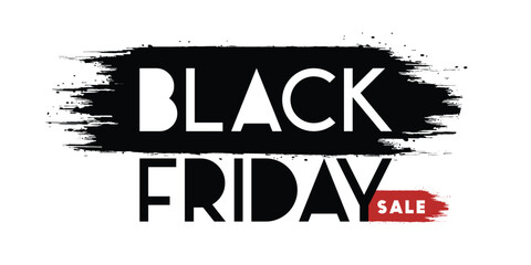 Black friday sale banner, card, poster.