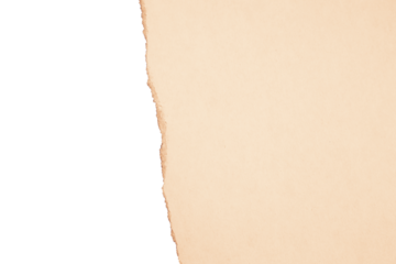 Vintage paper texture with slight yellowing, and torn edges