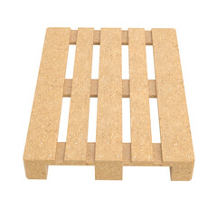 Pallet isolated on transparent background