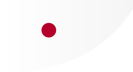Japan Flag Frame Ribbon Corner Border Illustration