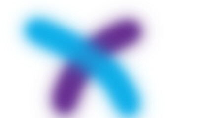 Abstract Blue and Purple Swirling Energy Design: Modern, Vibrant, Dynamic Background. Grainy Effect, Noise Effect, Blur Effect. Isolated Transparent background