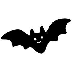 Halloween silhouette bat