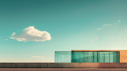 Obraz premium blue sky and clouds