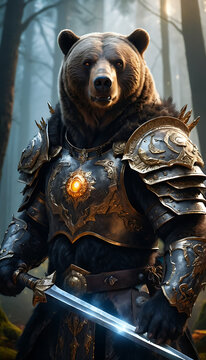 Fantasy Bear King &ndash; Urgan, Ruler of the Misty Forest