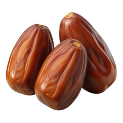 Obraz premium 3d realistic jujubes isolated on transparent background