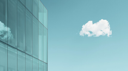 Obraz premium blue sky and clouds