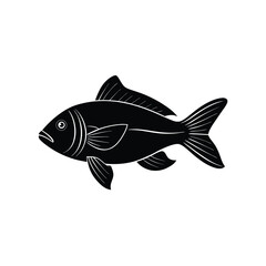 vector illustration of a fish