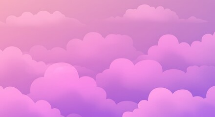Dreamy Purple Sky: A Serene Cloud Panorama