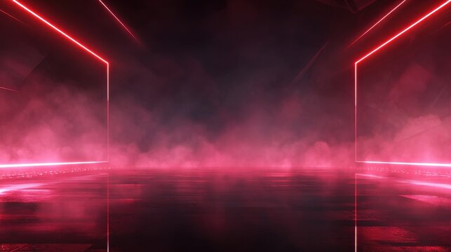 Stunning photo of futuristic esport background for gaming live streaming. Esport game tournament competition neon banner.