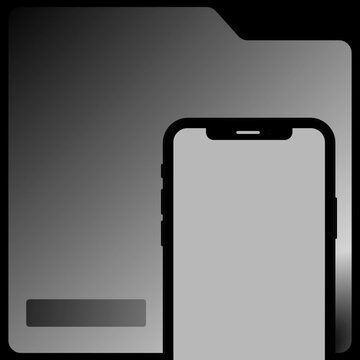Smartphone Mockup Video with Editable Screen and Text Space