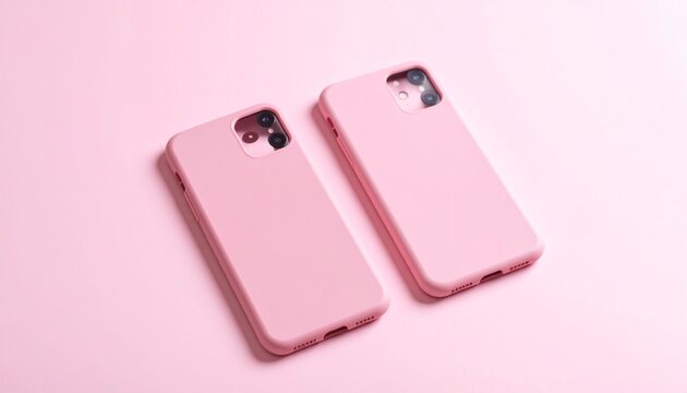 pink tag on white background