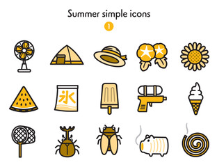 アイコン集 夏1