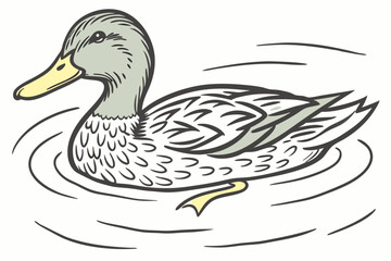 Cartoon Elephant in Savanna Landscape with Trees (Not Native to Bangladesh)