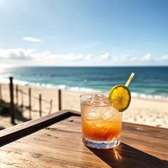 cocktail on the beach