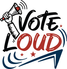 Election Day Typography Design for Political Campaign Graphics. Bold Election Day Lettering for Voting and Civic Engagement Themes. Hand Drawn Election Day Typography for November Awareness Projects