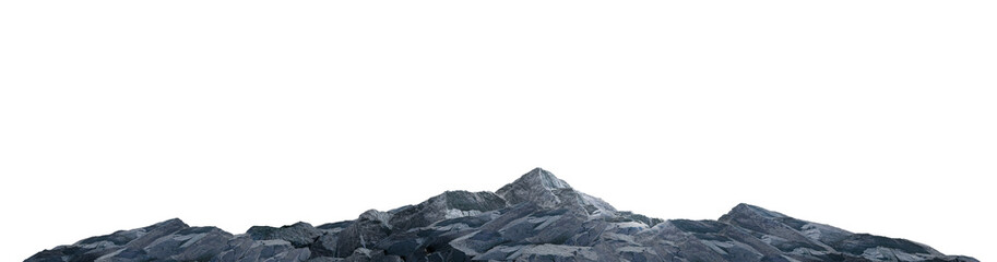 mountains in the snow/Rocky mountain ridge formed by natural layers of stone and rock.