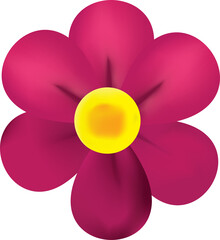 Desenho flor roxa/púrpura