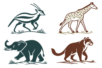 set of animals