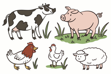 farm animals collection