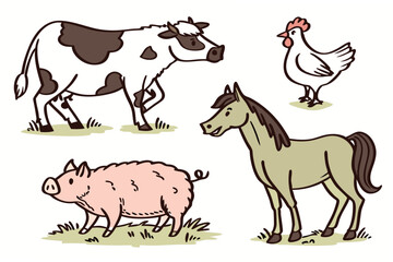 farm animals collection