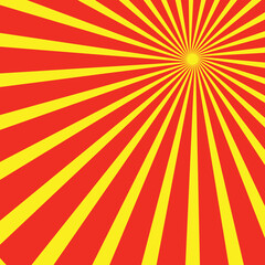 Sun burst background. Sun rays background. Retro abstraction. Comic design.
