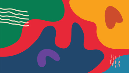 Abstract expressive color splash background