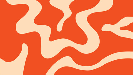 Blue and orange fluid background