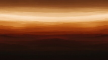 Obraz premium Abstract landscape illustration with warm color gradient for backgrounds and designs