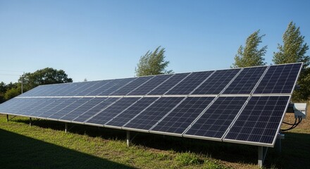 solar panels on a roof