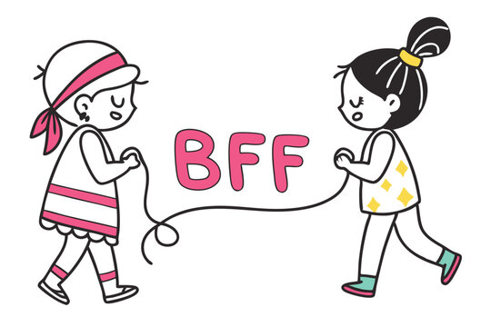 Minimalist friendship band design with custom name placeholder