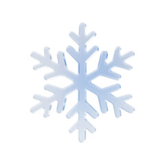 Snowflake Design with Light Blue Tones and Horizontal Stripes