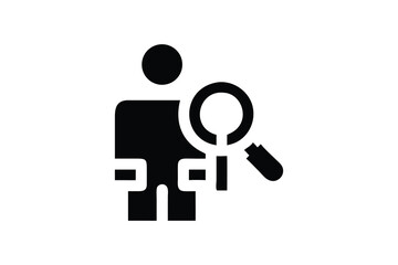 Person being scrutinized or investigated.