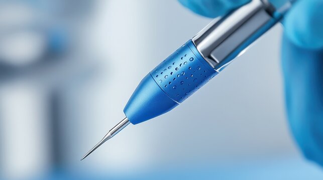 Electrosurgical Pencil in Use by Surgeon During Surgical Procedure